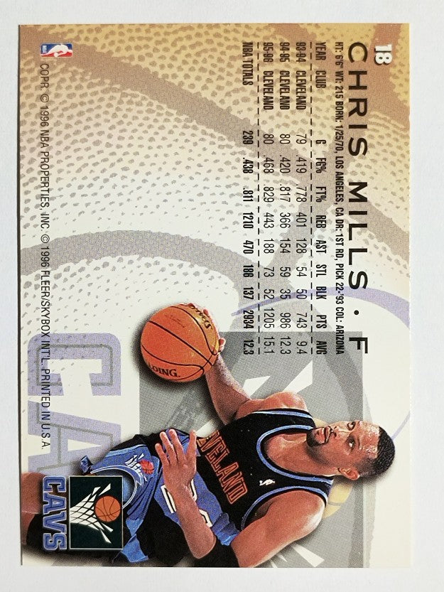 1996-97 Fleer #18 Chris Mills