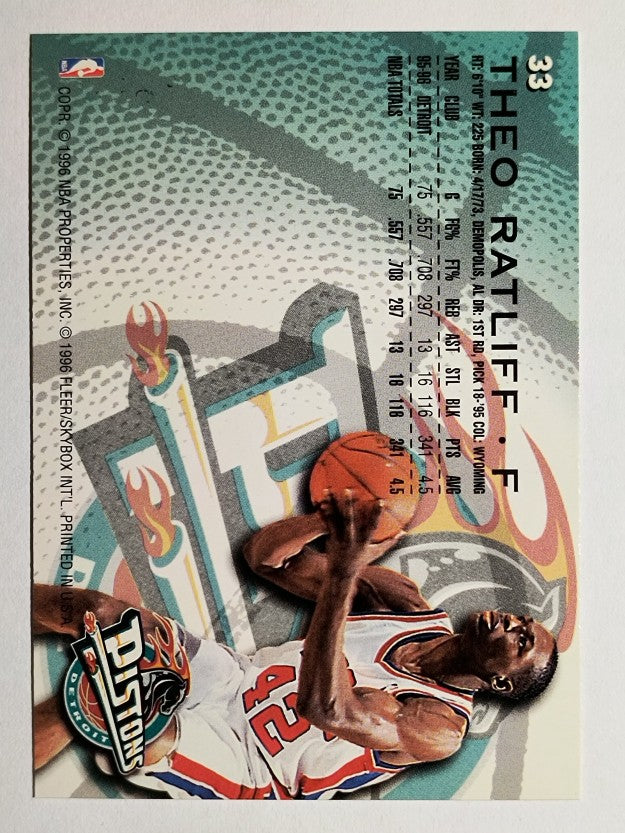 1996-97 Fleer #33 Theo Ratliff