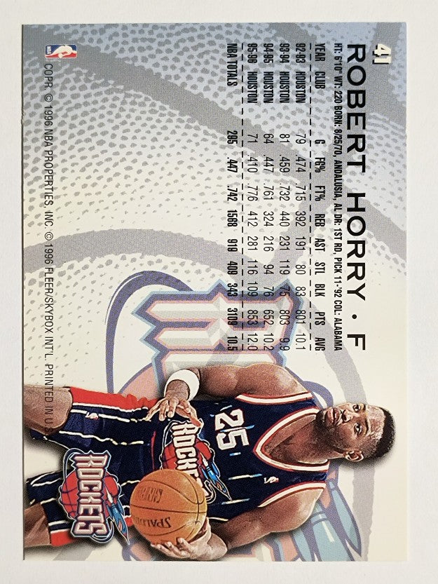 1996-97 Fleer #41 Robert Horry