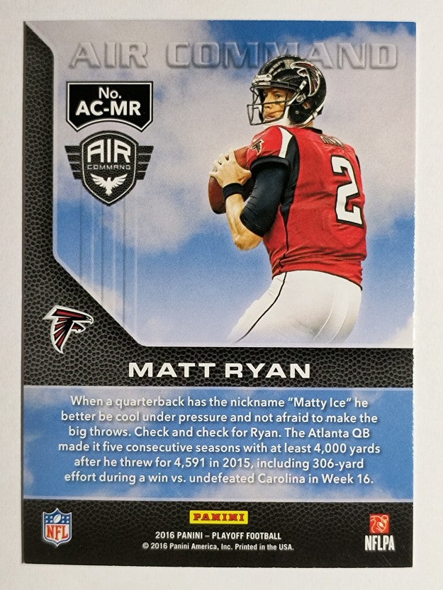 2016 Playoff Air Command #ACMR Matt Ryan