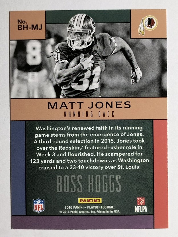 2016 Playoff Boss Hoggs #BHMJ Matt Jones