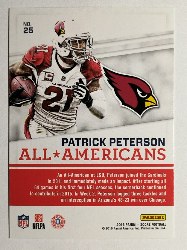 2016 Score All Americans Green #25 Patrick Peterson