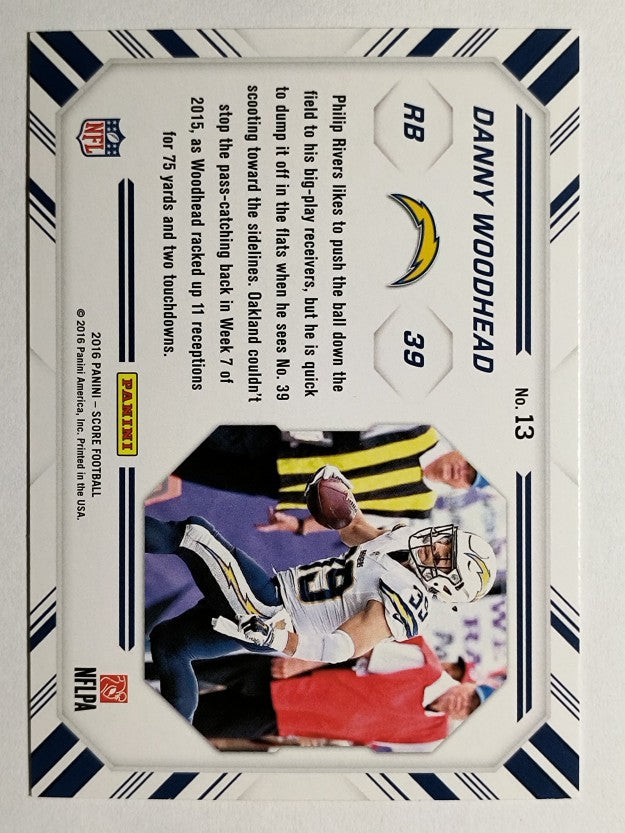 2016 Score Chain Reaction Gold #13 Danny Woodhead