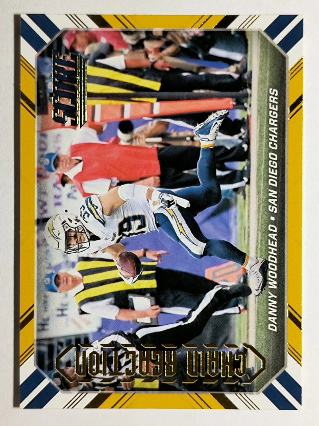 2016 Score Chain Reaction Gold #13 Danny Woodhead