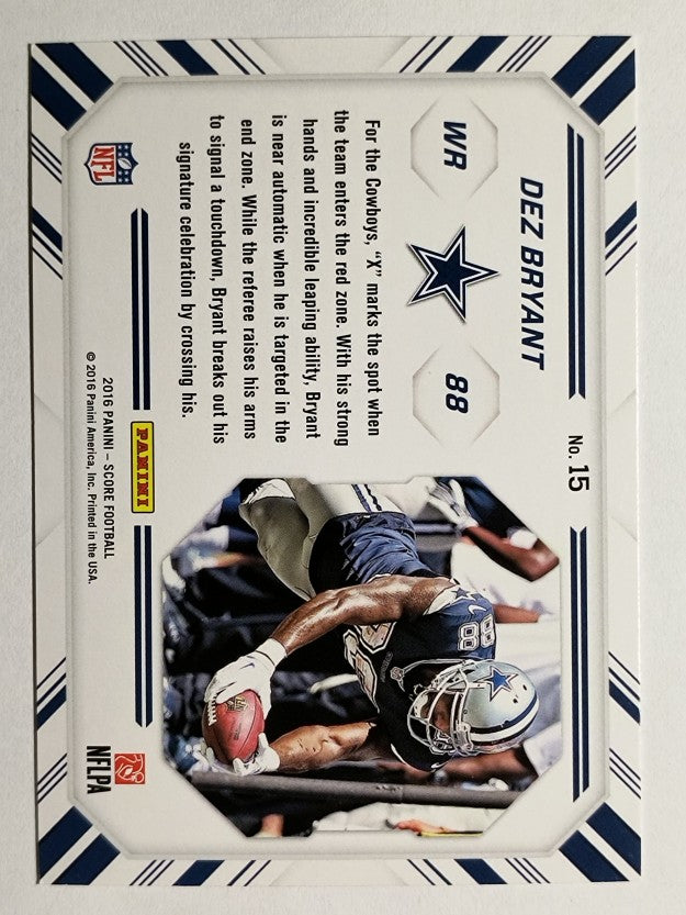 2016 Score Chain Reaction Red #15 Dez Bryant
