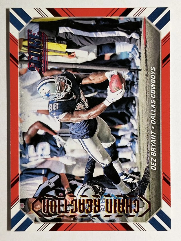 2016 Score Chain Reaction Red #15 Dez Bryant