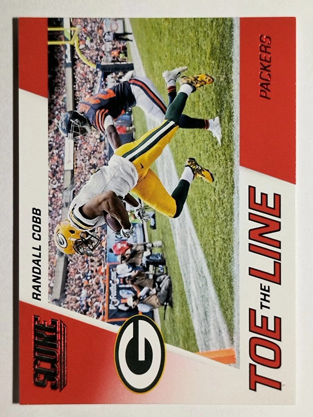 2016 Score Toe the Line Red #15 Randall Cobb