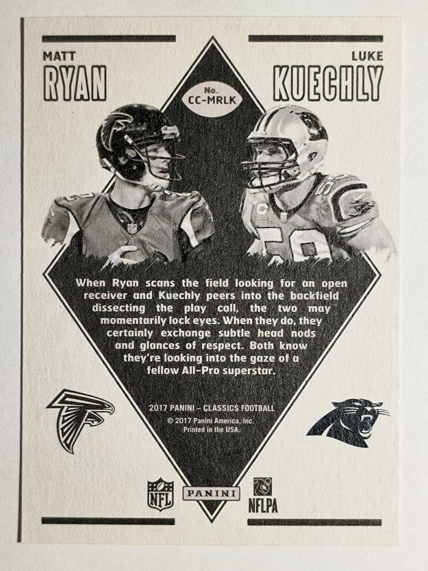 2017 Classics Classic Clashes #3 Luke Kuechly/Matt Ryan