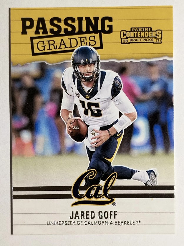 2017 Panini Contenders Draft Picks Passing Grades #7 Jared Goff