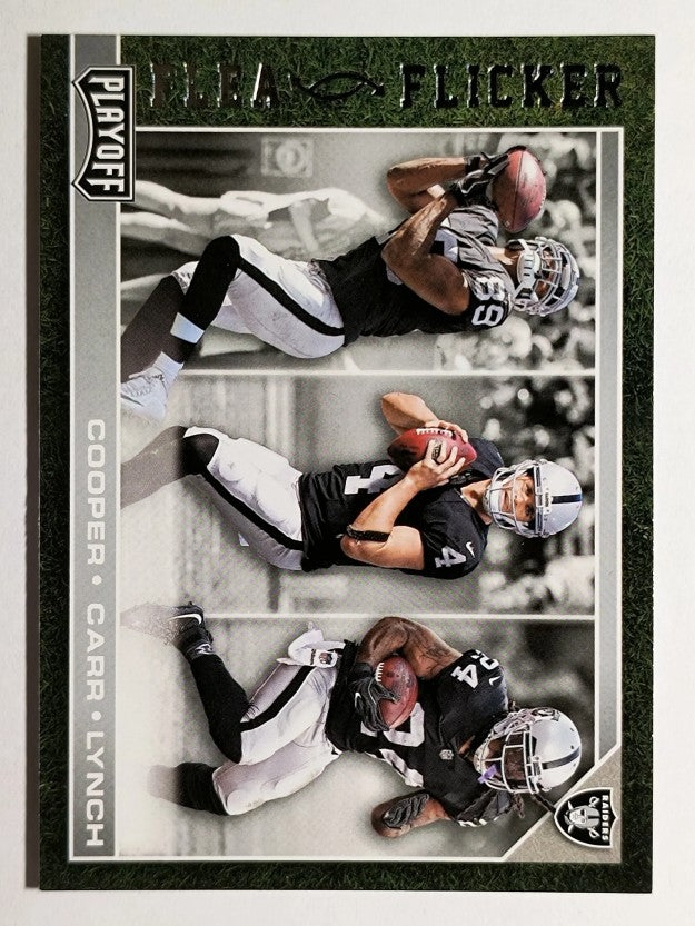 2017 Playoff Flea Flicker #15 Amari Cooper/Derek Carr/Marshawn Lynch