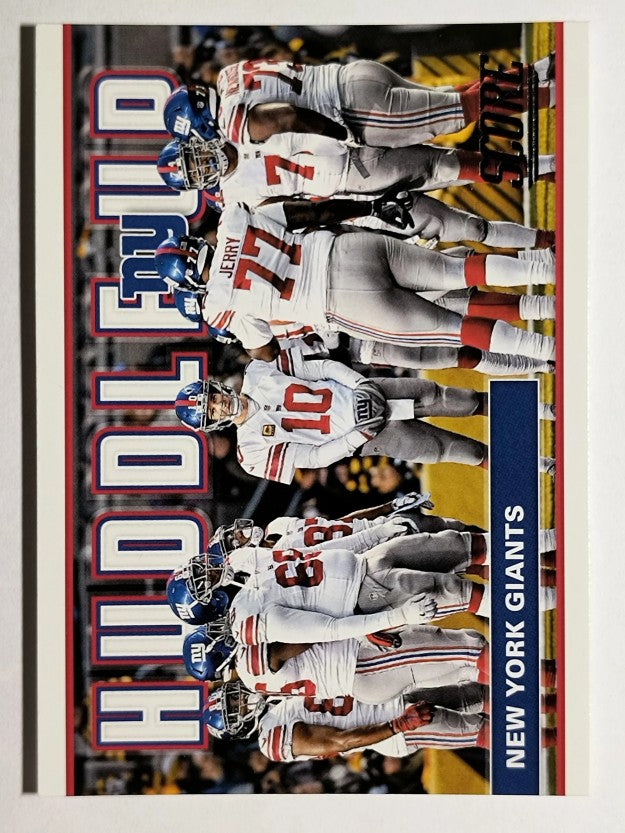 2017 Score Huddle Up #7 Eli Manning (NM)