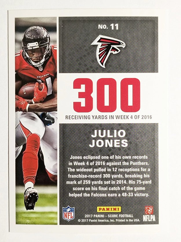 2017 Score Standout Numbers #11 Julio Jones (NM)