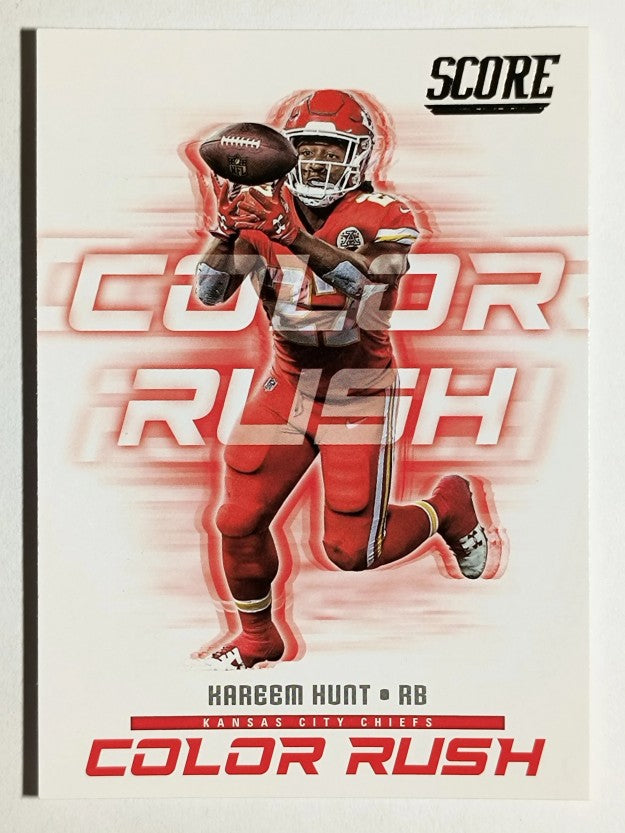 2018 Score Color Rush #2 Kareem Hunt