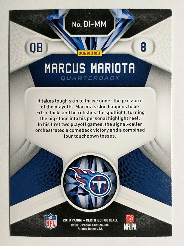 2019 Certified Diamonds #16 Marcus Mariota