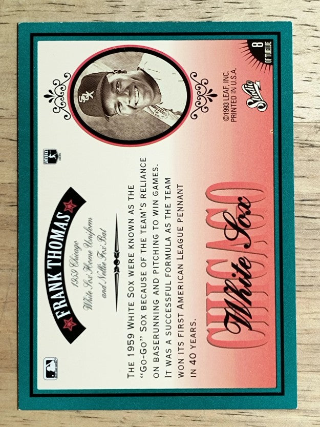1993 Studio Heritage #8 Frank Thomas