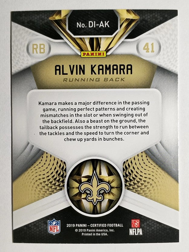 2019 Certified Diamonds #19 Alvin Kamara