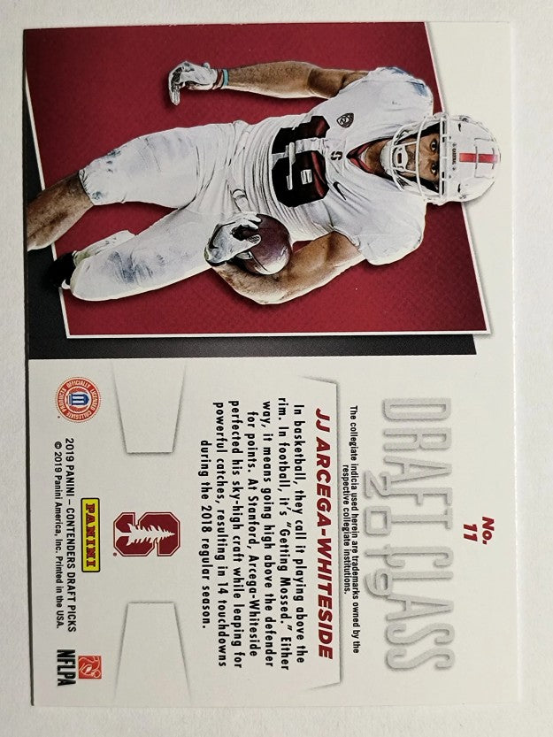 2019 Panini Contenders Draft Picks Draft Class #11 JJ Arcega-Whiteside