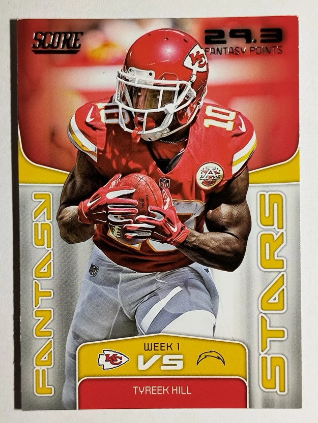 2019 Score Fantasy Stars #13 Tyreek Hill