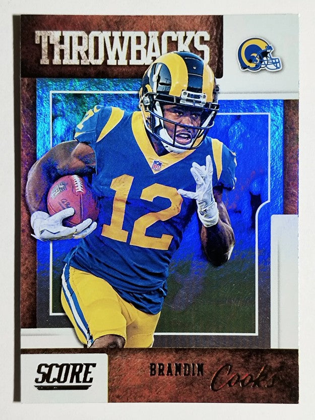 2019 Score Throwbacks #11 Brandin Cooks