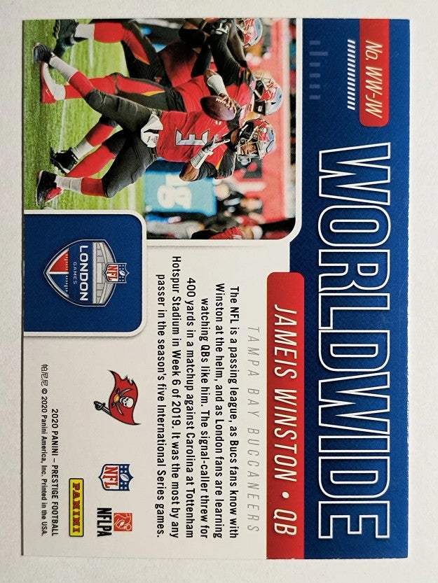 2020 Prestige Worldwide #18 Jameis Winston