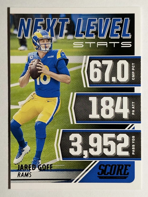 2021 Score Next Level Stats #6 Jared Goff