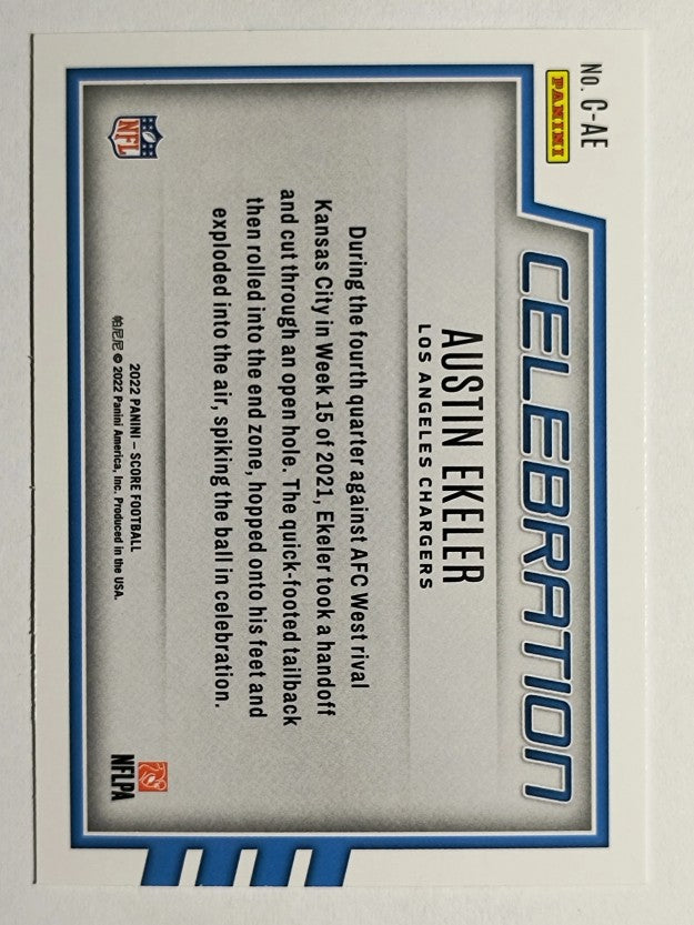 2022 Score Celebration #20 Austin Ekeler