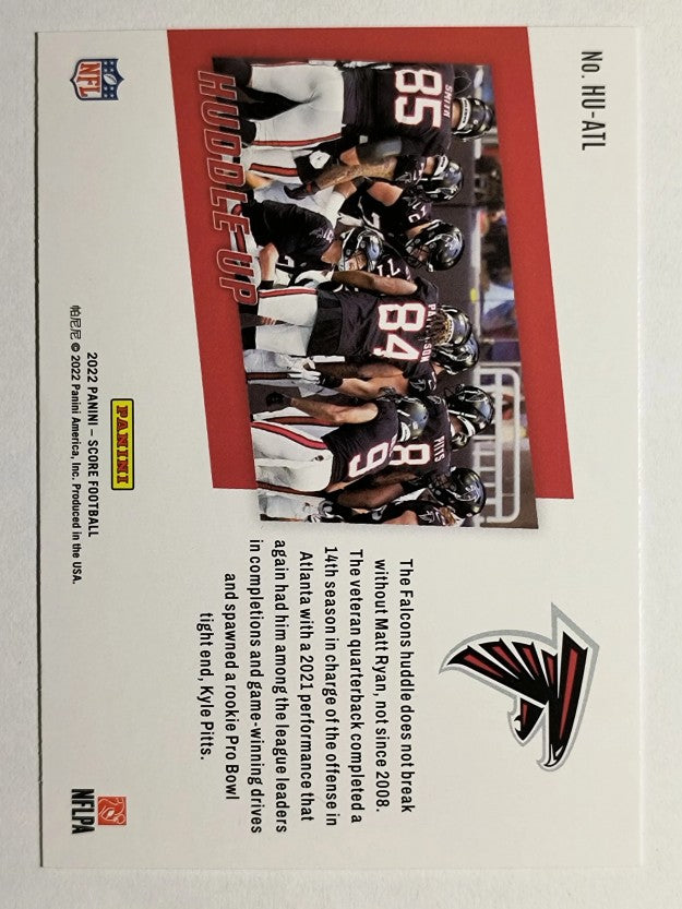 2022 Score Huddle Up #4 Atlanta Falcons