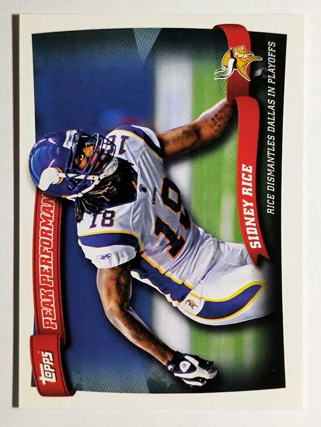 2010 Topps Peak Performance #PP40 Sidney Rice