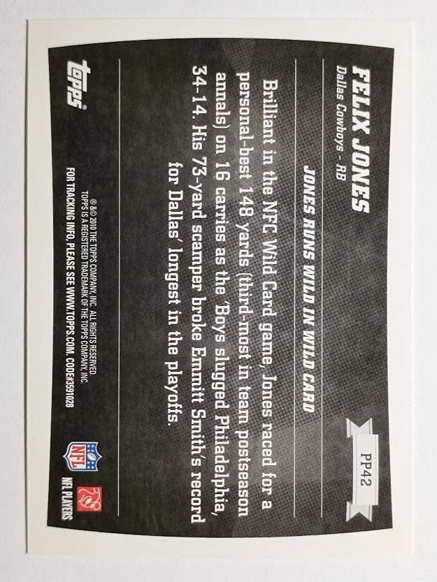 2010 Topps Peak Performance #PP42 Felix Jones
