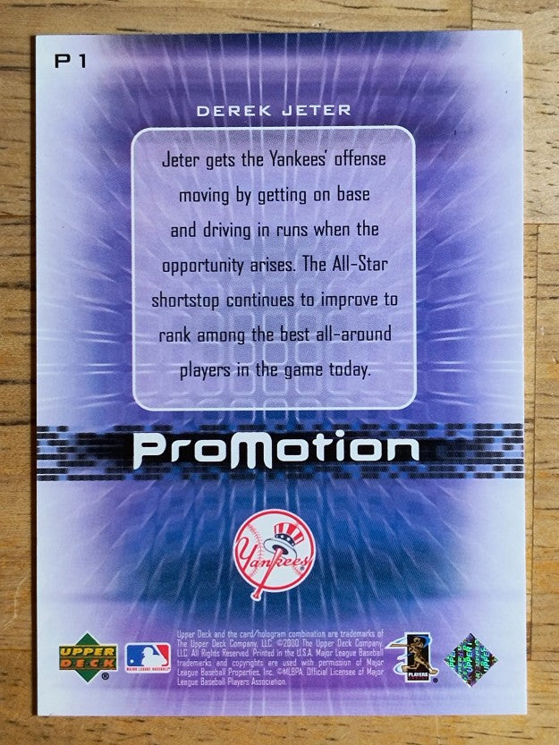 2000 Upper Deck Pros and Prospects ProMotion #P1 Derek Jeter