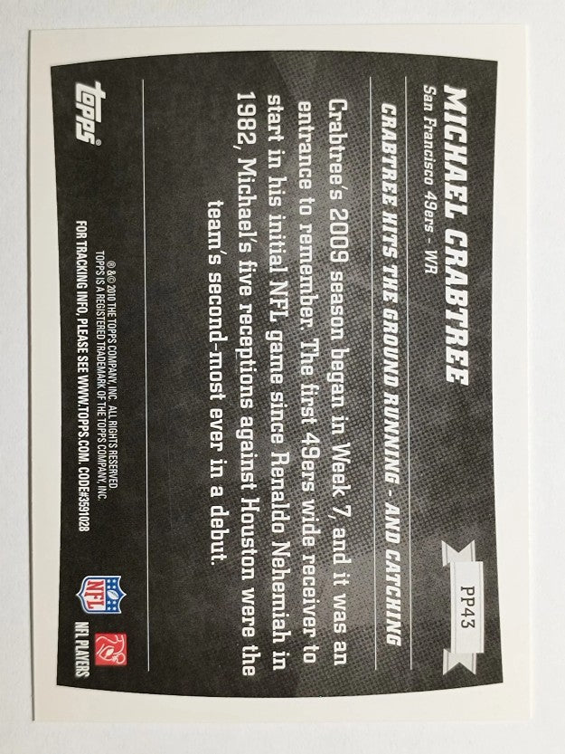 2010 Topps Peak Performance #PP43 Michael Crabtree
