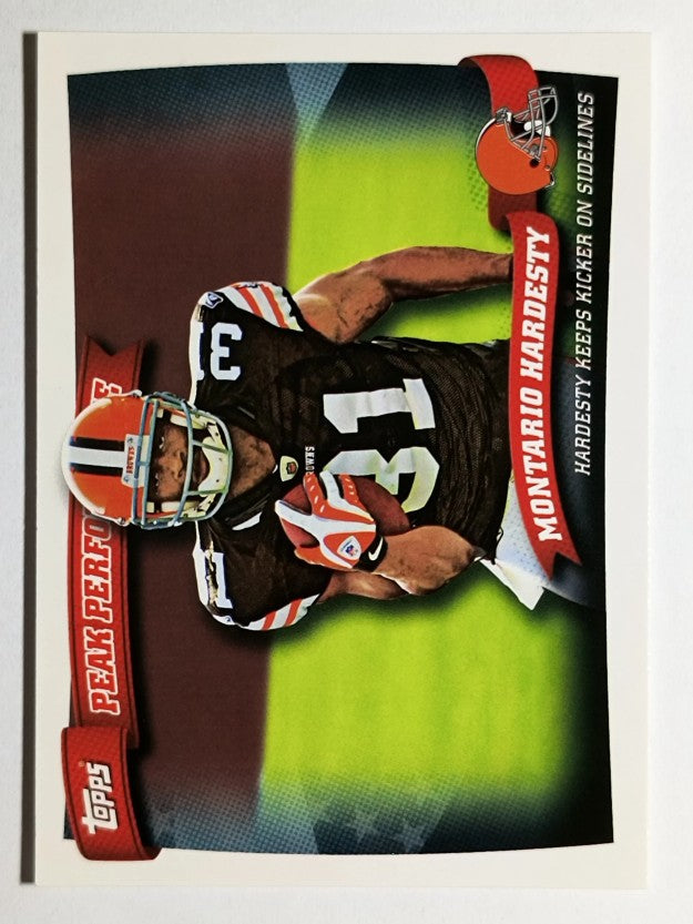 2010 Topps Peak Performance #PP48 Montario Hardesty