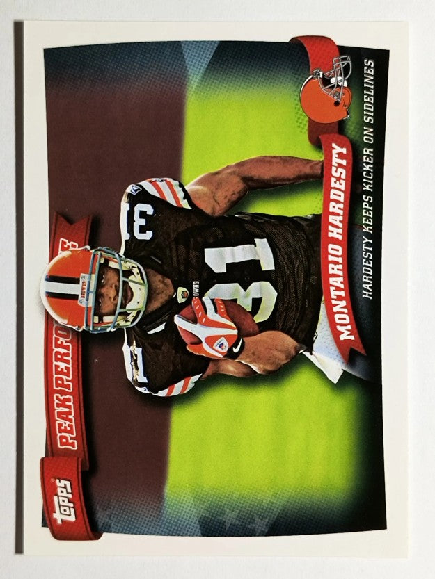 2010 Topps Peak Performance #PP48 Montario Hardesty