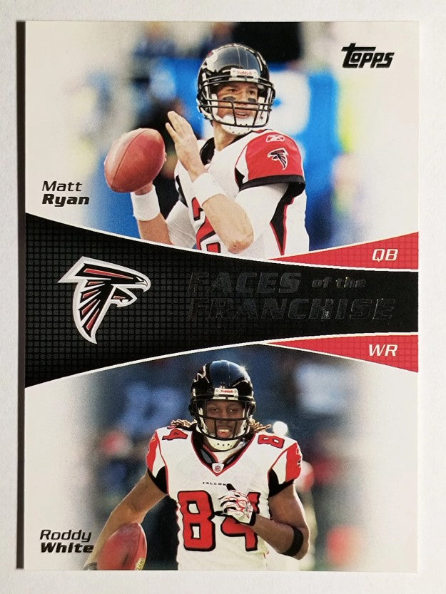2011 Topps Faces of the Franchise #RW Matt Ryan/Roddy White