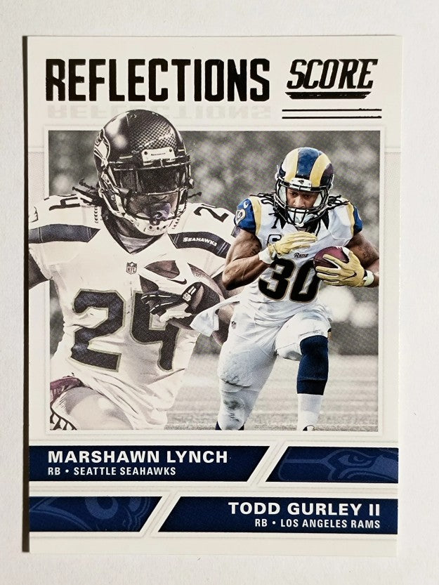 2017 Score Reflections #9 Marshawn Lynch/Todd Gurley II