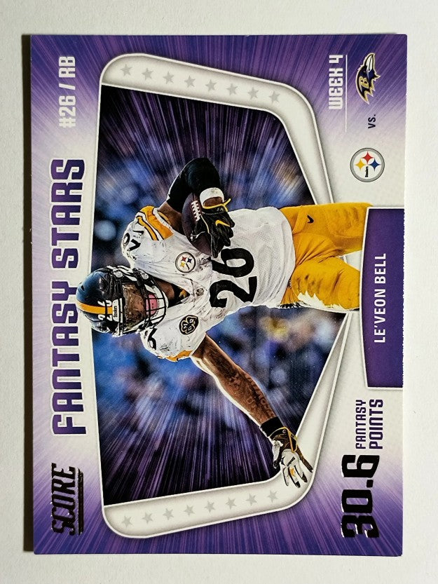 2018 Score Fantasy Stars #7 Le'Veon Bell