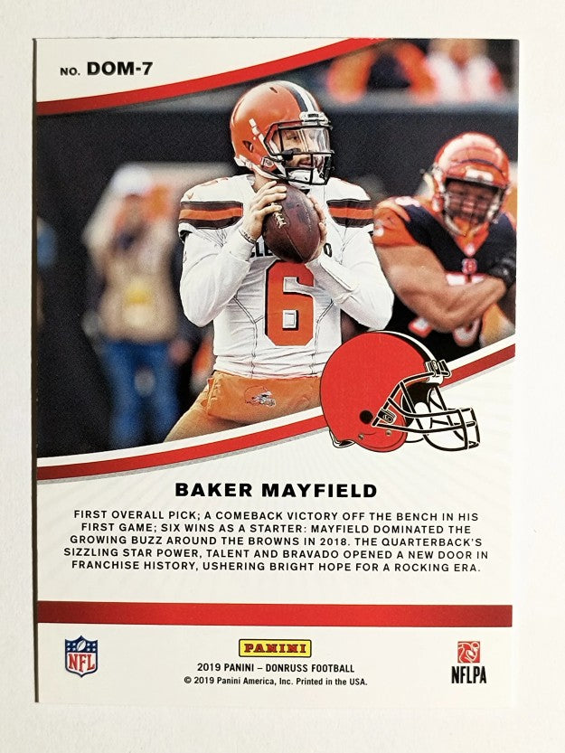 2019 Donruss Dominators #7 Baker Mayfield