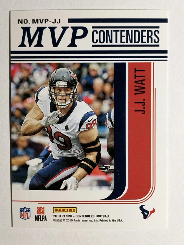 2019 Panini Contenders MVP Contenders #20 J.J. Watt