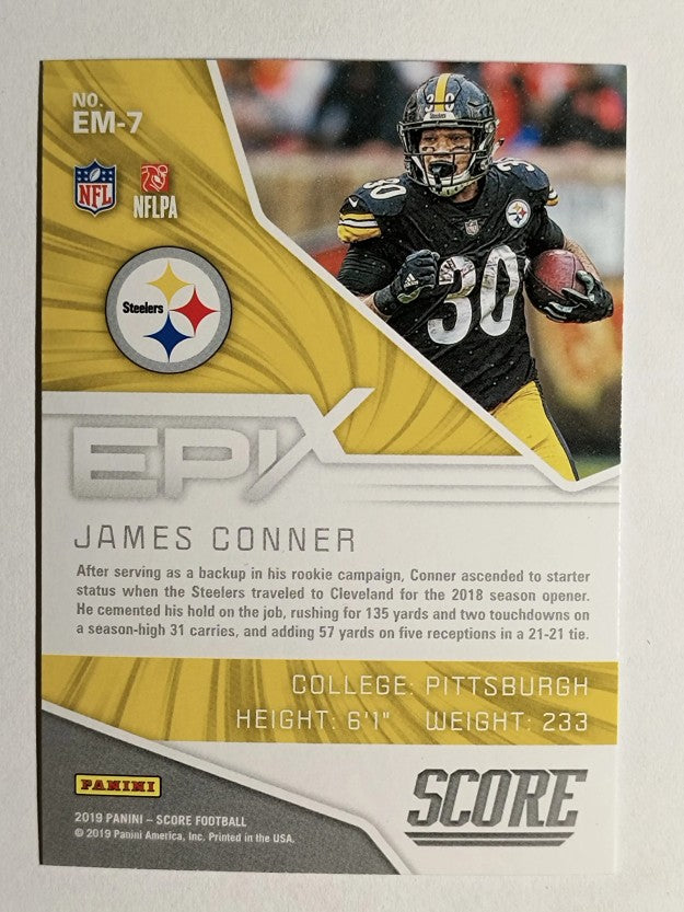 2019 Score Epix Moment #7 James Conner