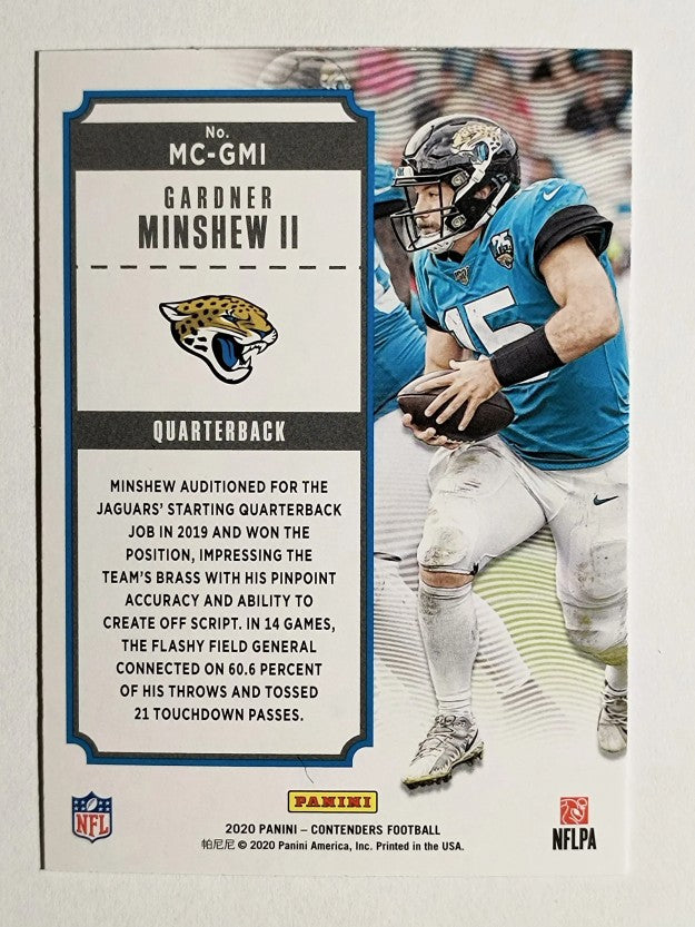 2020 Panini Contenders MVP Contenders #4 Gardner Minshew II