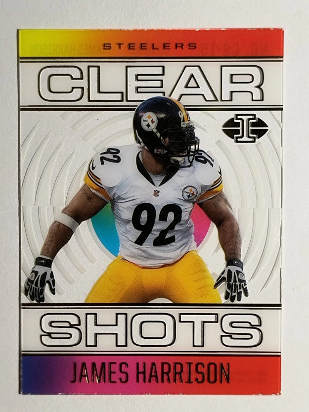 2021 Panini Illusions Clear Shots #15 James Harrison