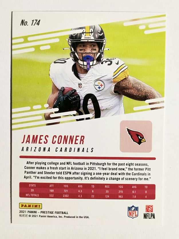 2021 Prestige Xtra Points Hyper #174 James Conner