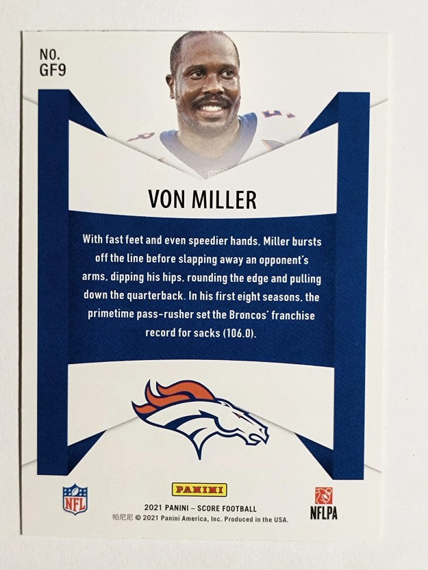 2021 Score Game Face #9 Von Miller