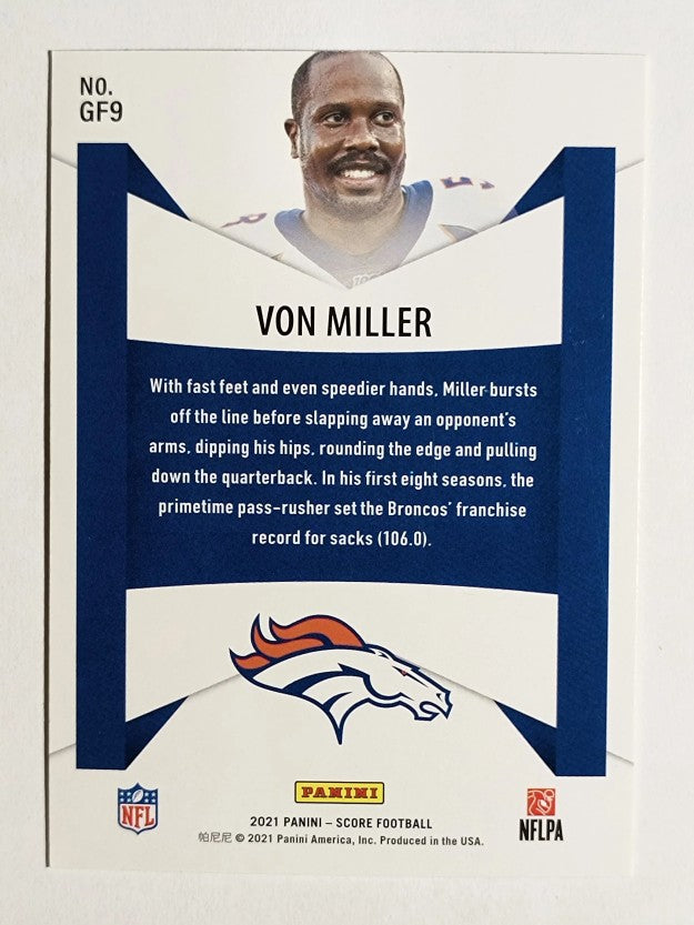 2021 Score Game Face #9 Von Miller