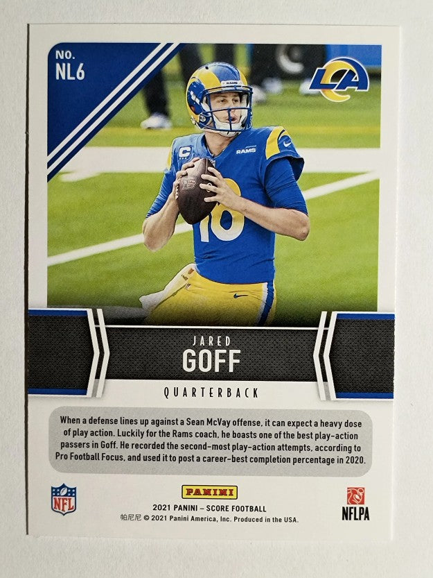 2021 Score Next Level Stats #6 Jared Goff