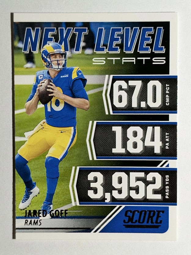 2021 Score Next Level Stats #6 Jared Goff