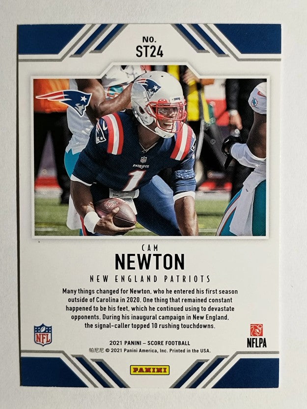 2021 Score Score Team #24 Cam Newton