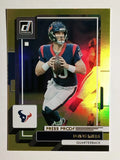 2022 Donruss Press Proof Yellow #41 Davis Mills