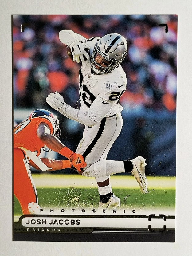 2022 Panini Chronicles Photogenic #9 Josh Jacobs