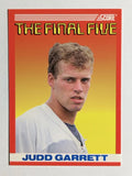 1990 Score #B4 Judd Garrett FF